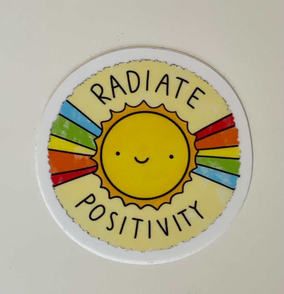 Vinyl Sticker - Radiate Positivity