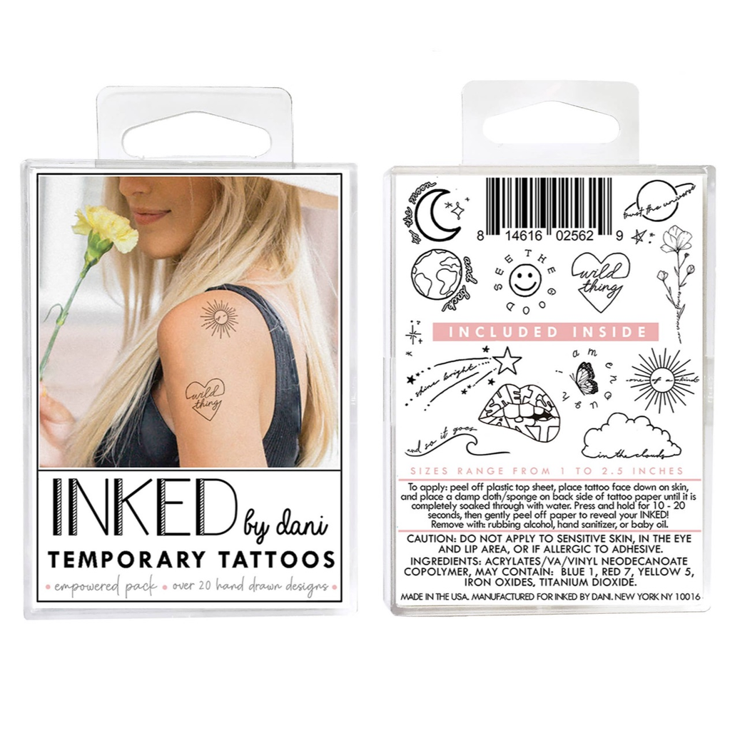 Temporary Tattoos - Empowered Pack