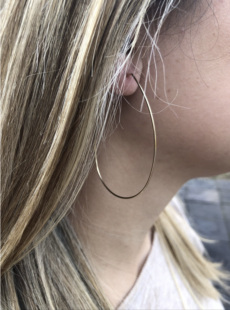 Amelia Hoop Earrings - Gold