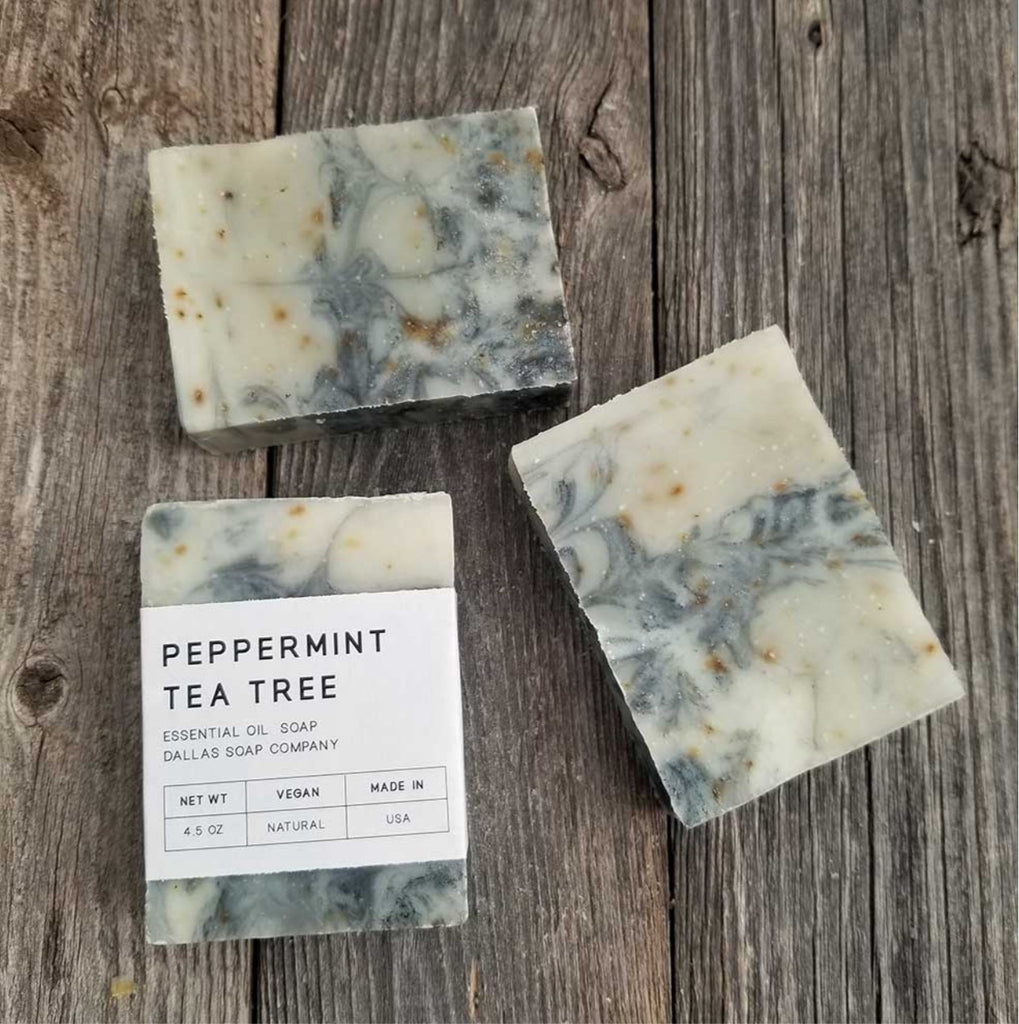 Peppermint Tea Tree Essential Oil Soap